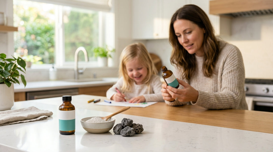 Pure Zeo parent guide with natural zeolite mineral support
