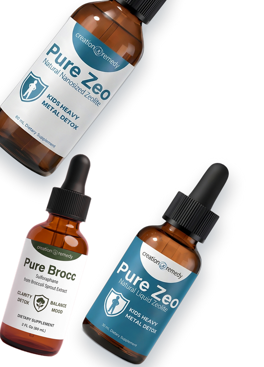 Pure Zeo spray and drops and Pure Brocc